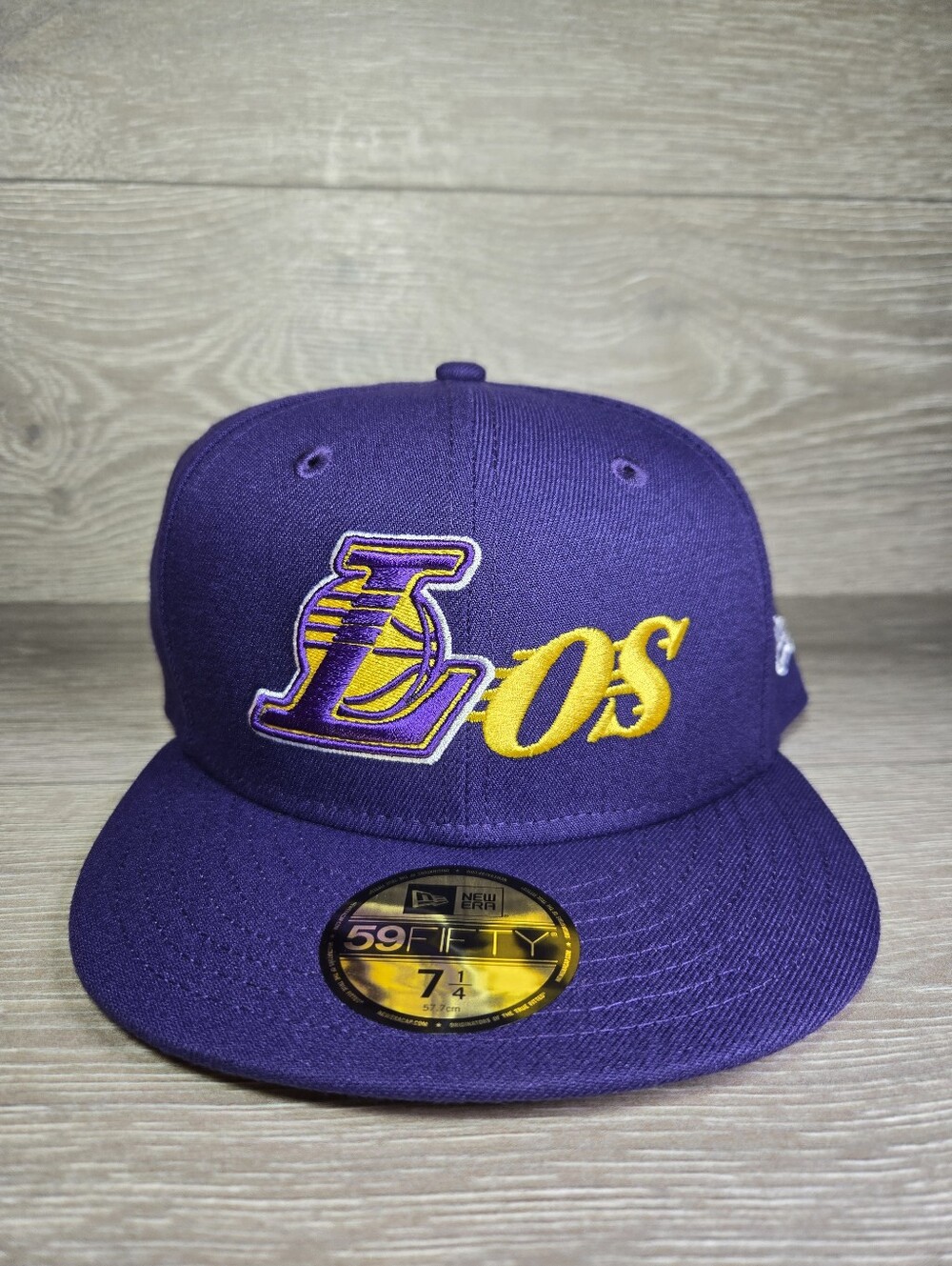 LA Lakers x Born X Raised Fitted Hat New Era 59FIFTY Cap Size 7 1/2 New